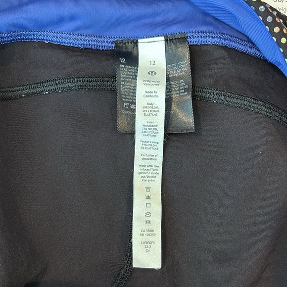 Lululemon Speed MR Reflective Tight 28” Women’s Size 12 NEW with detached tag! - Picture 9 of 16